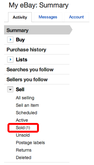 Ebay print return shipping label