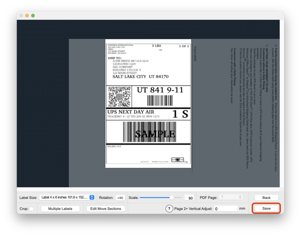 43 how to reprint a label on ups
